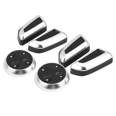 Seat Adjustment Switch Cover, Car Seat Adjustment Knob Cover,6Pcs Adjustment Knob Button Switch Cover Trim Fit for Audi A3 A4 A5 A6 Q3 Q5 in Saudi Arabia