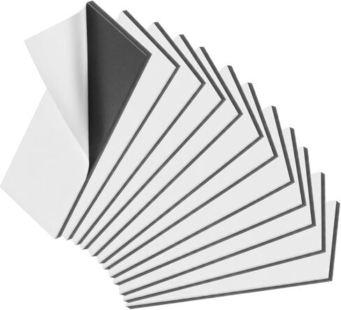 12 Pcs Magnetic Tape, Flexible Magnet Strip with Strong Adhesive Backing, Self Adhesive Magnets for DIY Crafts, Photo Picture Fridge (60 x20 x 2 mm) in Saudi Arabia