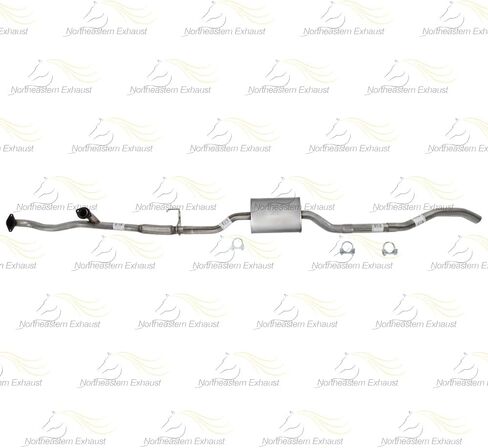 طقم أنابيب تمديد مرنان أنبوب العادم Y متوافق مع 2011-2014 Ford Edge 3.5L | ستانلس ستيل | العادم الشمالي الشرقي | تتضمن حشية ومشابك وشماعة مجانًا | استبدال مباشر مناسب in Kuwait