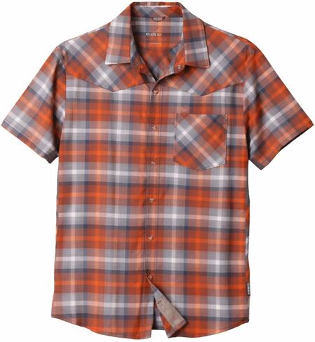 قميص Club Ride Apparel New West لركوب الدراجات - قميص رجالي قصير الأكمام لركوب الدراجات - قميص رياضي ملائم للإطباق - قميص ركوب 50 UPF in Kuwait