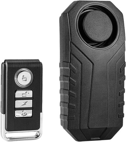 Bike Alarm Remote Motion Sensor System, 113dB Loud Anti-Theft Bicycle Alarm with Remote, Waterproof Wireless Vehicle Security Alarms for Bicycle Motorcycle E-Bike Scooter in Kuwait