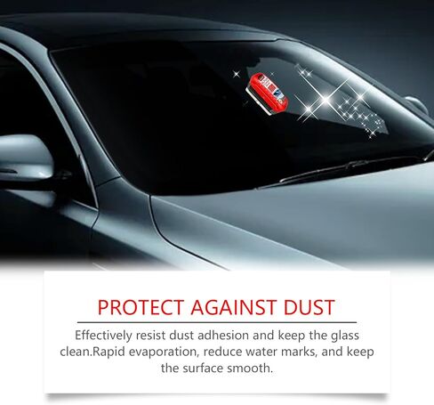 فرشاة تنظيف غشاء زيت السيارة لنوافذ السيارة، لوح تنظيف الزجاج، منظف الزجاج الأمامي للسيارة، مناسبة لإزالة غشاء زيت الزجاج الأمامي (أخضر-L) in Kuwait