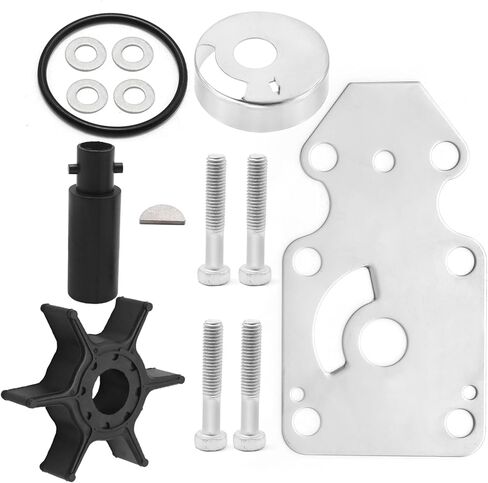 69G-W0078-02-00 Outboard Water Pump Impeller Repair Kit, Replacement for Yamaha 4-Stroke 8 HP T8 2001-2010, 9.9 HP T9.9 2007-2017, Replaces 69G-W0078-01-00, 69GW00780000 in Saudi Arabia