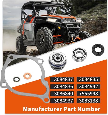 Water Pump Seal Rebuild Kit For Polaris 1995 TO 2014 Sportsman Scrambler Magnum Ranger 400 425 450 500 3084837 in Saudi Arabia