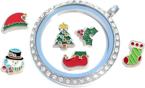NewCharms August Heart Connector Italian Charm Set in Saudi Arabia