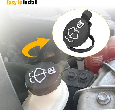 غسالة غطاء السوائل ممسحة زجاج أمامي غسالة خزان السوائل خزان غطاء زجاجة صالح لجي إم سي شيفروليه كاديلاك بويك استبدال #12767700، 13227300 in Kuwait