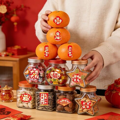 138PCS Chinese New Year Stickers 2026,New Year Decoration Horse Sticker Door Stickers,Lunar New Year Window Stickers Horse Labels for Home Spring Festival Crafts Gift Tag Decorations Party Favor in Saudi Arabia