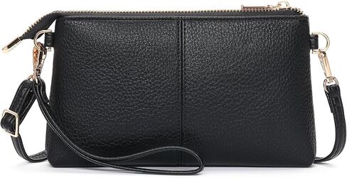 GAEKEAO Wristlet Purses for Women Vegan Leather Clutch Wallet Multi Pockets Crossbody Bag Shoulder Handbag with Card Slots in Saudi Arabia