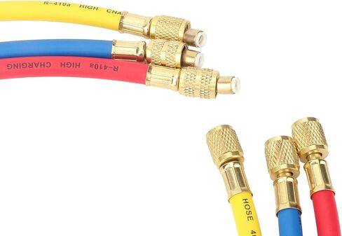WALFRONT Digital Manifold 2 in 1 HVAC Refrigeration Digital Pressure Temperature Tester with 83 Refrigerants Selection Heat Pump Mode for AC System Leak Detection Maintenance in Saudi Arabia