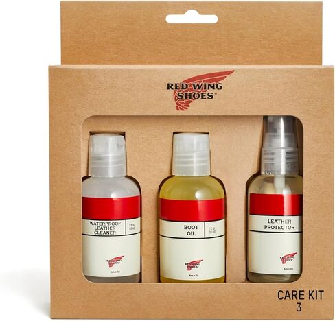 Red Wing Shoes Mini Care Kit #3 for Oiled Waterproof Full Grain or Nubuck Leathers in Saudi Arabia