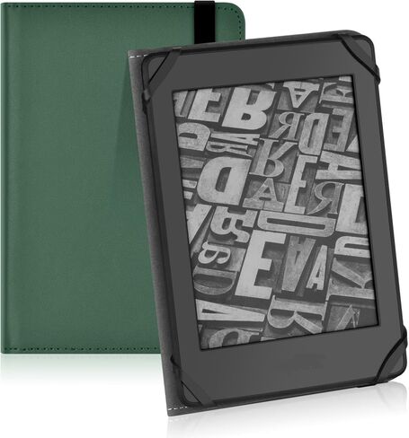 حافظة DaFong Universal لجهاز قارئ الكتب الإلكترونية مقاس 6 بوصات، غطاء جلد PU خفيف الوزن مع حزام يد لجهاز Kobo/Voyaga/Sony/Tolino/Nook/Pocketbook اللوحي للكتب الإلكترونية مقاس 6 بوصات، أرجواني in Kuwait