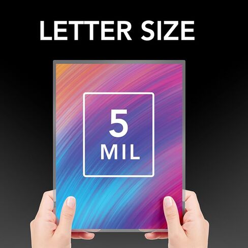 حقيبة تصفيح حرارية من Swingline(R) GBC(R) EZUse، مقاس Letter، شفافة، عبوة من 100 قطعة in Saudi Arabia