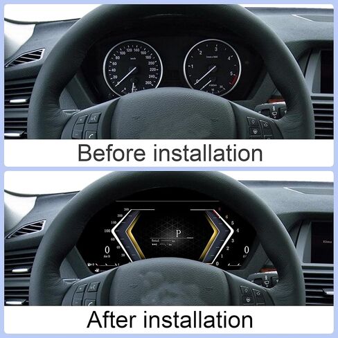 12.3" Digital Dash Instrument Cluster for BMW 5 Series E60 2003-2009, for BMW E61 2003-2009 Digital Cluster Instrument Speedometer Replacement in Saudi Arabia