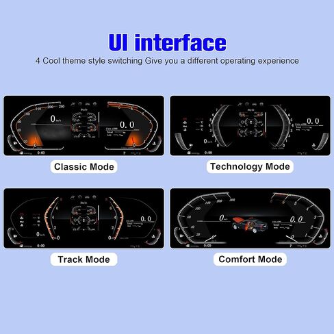 12.3" Digital Dash Instrument Cluster for BMW 5 Series E60 2003-2009, for BMW E61 2003-2009 Digital Cluster Instrument Speedometer Replacement in Saudi Arabia
