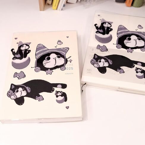 a5stalogy .Black cat a5 غطاء شفاف A5midori 5.6 × 8.4 بوصة in Kuwait