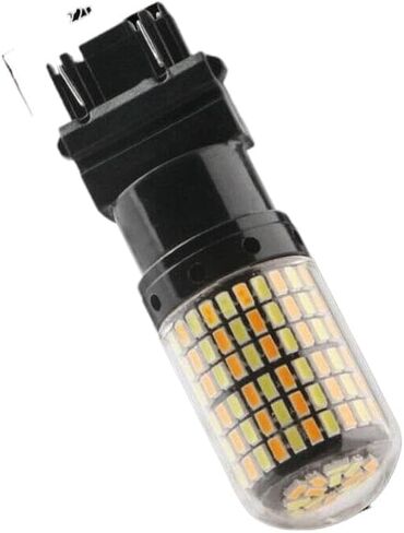 2 قطعة 3757 3157 4157NA LED لمبة المتعرج الأبيض العنبر وقوف السيارات بدوره الضوء متوافق مع in Kuwait