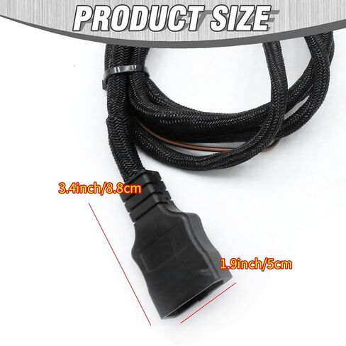 26347 26377 11-Pin Plow Side Light Wiring Harness Kit, Replacement for Western SnowEx Replacement for Fisher Replacement for Blizzard Snow Plows in Saudi Arabia