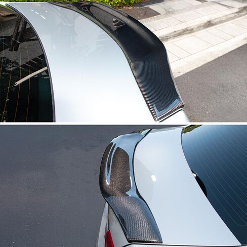 AeroBon Real Carbon Fiber Trunk Trunk متوافق مع 2010-2016 Mercedes E Class W212 Sedan Spoiler (H+ Style) in Saudi Arabia