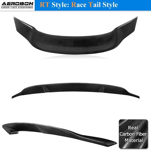 AeroBon Real Carbon Fiber Trunk Trunk متوافق مع 2010-2016 Mercedes E Class W212 Sedan Spoiler (H+ Style) in Saudi Arabia