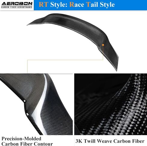 AeroBon Real Carbon Fiber Trunk Trunk متوافق مع 2010-2016 Mercedes E Class W212 Sedan Spoiler (H+ Style) in Saudi Arabia