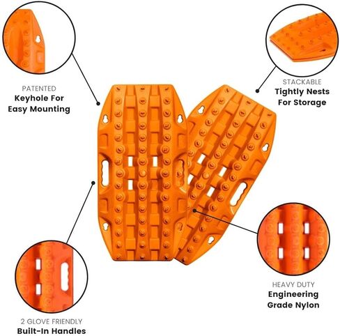 لوحات استعادة المركبات الصغيرة MAXTRAX (أسود) in Kuwait