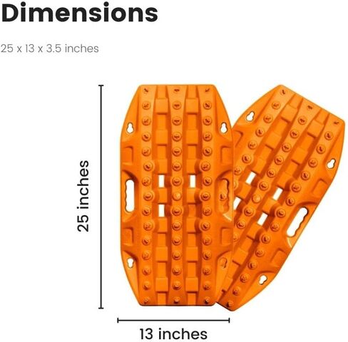 لوحات استعادة المركبات الصغيرة MAXTRAX (أسود) in Kuwait