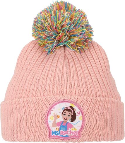 Ms. Rachel Character Logo Toddler 2-Piece Knit Beanie & Gloves Set in Saudi Arabia