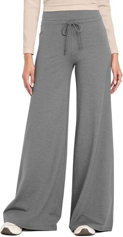 Ugerlov Wide Leg Pants Woman Lounge Soft High Waist Yoga Pants Trendy 2026 Loose Casual Sweat Pants with Pockets in Kuwait