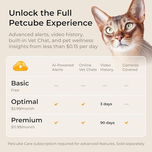 Petcube Bites 2 Lite Interactive WiFi Pet Monitoring Camera with Phone App and Treat Dispenser, 1080p HD Video, Night Vision, Two-Way Audio, Sound and Motion Alerts, Cat and Dog Monitor in Kuwait