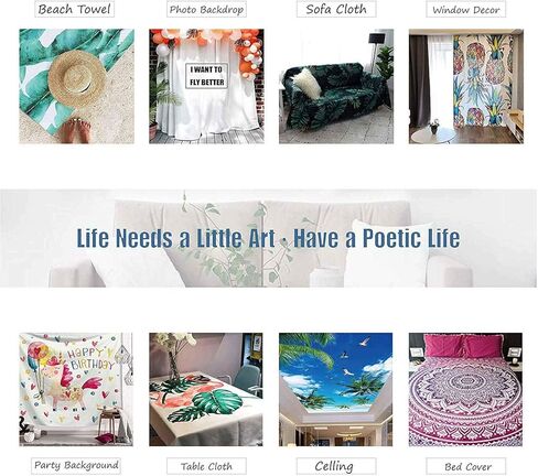 نسيج FEASRT سيدة العصور الوسطى ووحيد القرن لغرفة النوم وغرفة المعيشة والشقة وديكور النوم - 80 × 60 بوصة in Kuwait