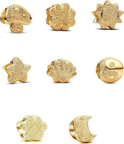 Mother's Day Silver Charms Fit for Pandora Charm Bracelets and Necklaces Love Dangle Pendants Beads Jewelry for Women Birthday Gift（10 PCS in Saudi Arabia