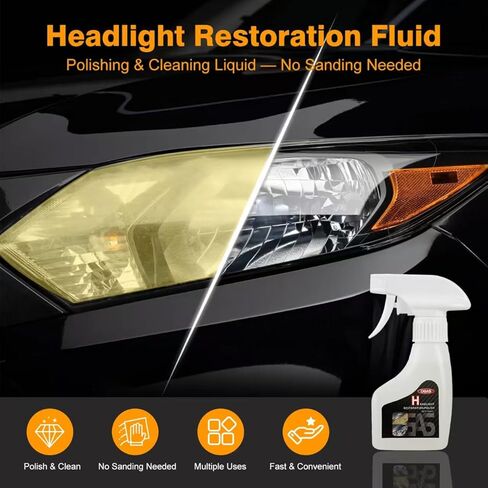 Headlight Restoration Kit, Car Headlight Restorer Kit, Headlight Refurbishing Agent, Automotive Headlamp Restoration Kit, Headlight Refurbishment Kit for All Vehicle Types in Saudi Arabia