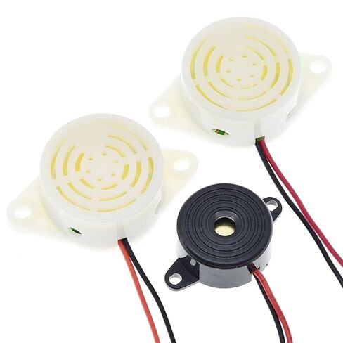 95DB Alarm High-Decibel DC 3-24V 12V Electronic Buzzer Beep Alarm Intermittent Continuous Beep Car Van SFM-27(SFM-20B) in Kuwait