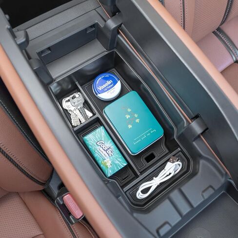 صينية تنظيم وحدة التحكم المركزية متوافقة مع 2026 2025 2024 2023 Mazda CX-50 صينية تنظيم مسند الذراع للتخزين الثانوي ملحقات بلاستيك ABS in Kuwait