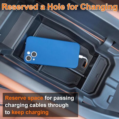 صينية تنظيم وحدة التحكم المركزية متوافقة مع 2026 2025 2024 2023 Mazda CX-50 صينية تنظيم مسند الذراع للتخزين الثانوي ملحقات بلاستيك ABS in Kuwait