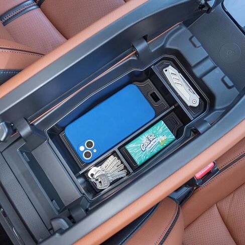 صينية تنظيم وحدة التحكم المركزية متوافقة مع 2026 2025 2024 2023 Mazda CX-50 صينية تنظيم مسند الذراع للتخزين الثانوي ملحقات بلاستيك ABS in Kuwait