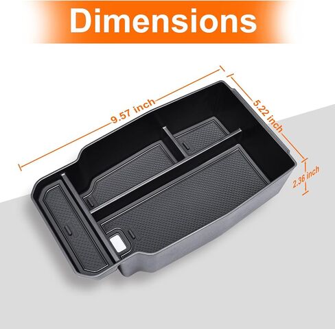 صينية تنظيم وحدة التحكم المركزية متوافقة مع 2026 2025 2024 2023 Mazda CX-50 صينية تنظيم مسند الذراع للتخزين الثانوي ملحقات بلاستيك ABS in Kuwait