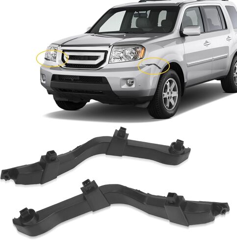 مجموعة دعامة دعم المصد الأمامي متوافقة مع الطيار 2009-2015، جانب السائق والراكب، استبدل 71198-SZA-A00، 71193-SZA-A00 in Kuwait