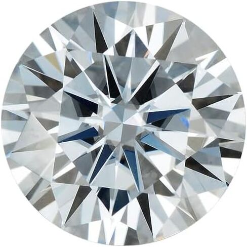 مويسانيتي حجر مويسانيتي حجر فضفاض الماس الاصطناعي الأبيض D اللون VVS1 وضوح 0.3ct-12ct جولة رائعة قطع لخاتم قلادة مجوهرات DIY صنع هدية مع شهادة GRA in Saudi Arabia