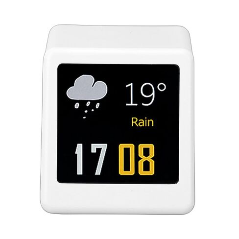 شاشة LED ديناميكية من WALFRONT، شاشة IPS مقاس 1.54 بوصة ودرجة حرارة الطقس والرطوبة وساعة رقمية للرسوم المتحركة GIF، مع خادم WiFi مدمج للسيارة والمكتب والمنزل in Saudi Arabia