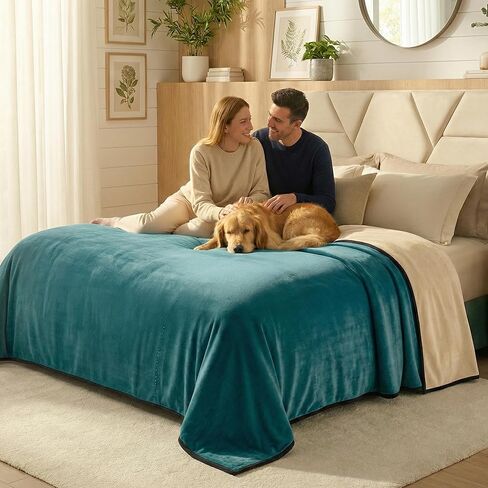 Waterproof Blanket for Bed Intimacy, Love Blanket Waterproof, Queen Size Intimacy Blanket for Adults, Ultra-Soft Noiseless Mattress Furniture Protector, Reversible + Gift Included in Kuwait