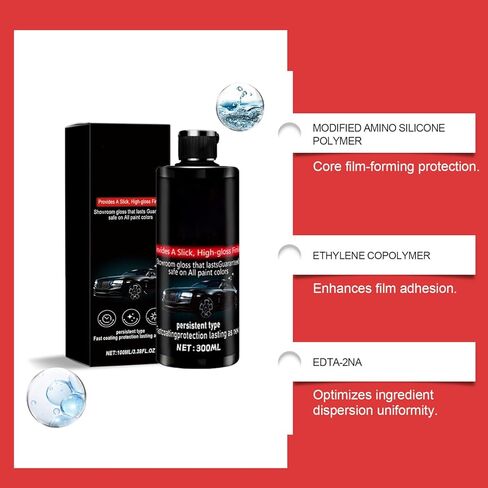 نانو طلاء سيراميك سريع احترافي، 10.58 أونصة سائلة رذاذ نانو ثوري لتفاصيل السيارة، عامل طلاء سريع التأثير للسيارة، ملمع عميق لامع يدوم طويلاً in Kuwait