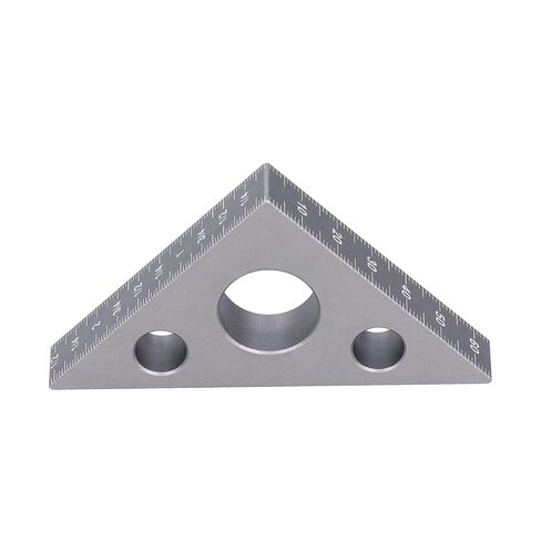 Jonlaki Triangular Aluminum Ruler for Woodworking Measurements | Thickened Alloy Tool for Angle and Height Adjustments in Saudi Arabia