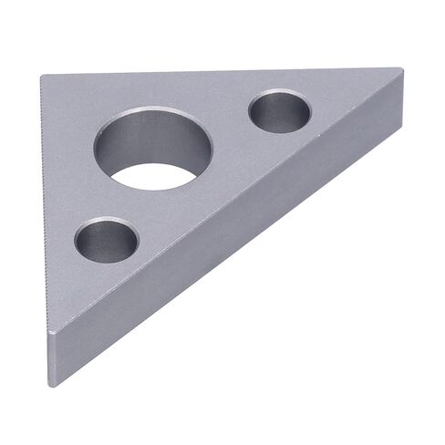 Jonlaki Triangular Aluminum Ruler for Woodworking Measurements | Thickened Alloy Tool for Angle and Height Adjustments in Saudi Arabia