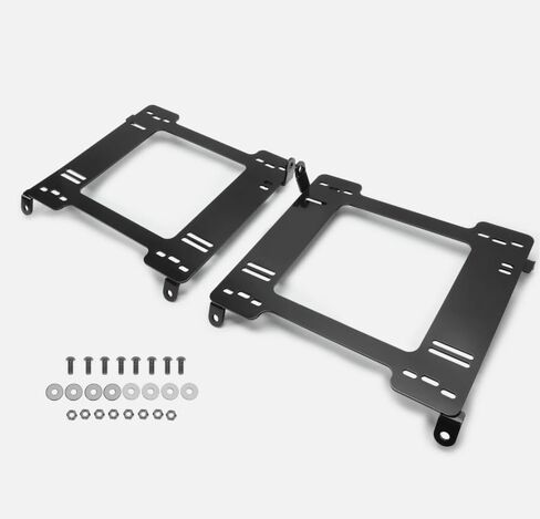 2 X Racing Seats Base Mounting Brackets Rail Track EG CX/DX/EX/Integra, Replacement for Civic OEM in Saudi Arabia