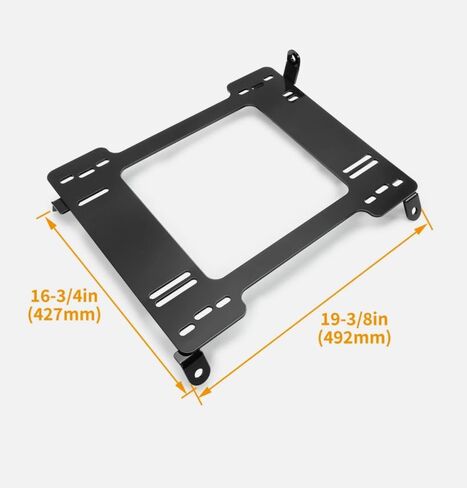 2 X Racing Seats Base Mounting Brackets Rail Track EG CX/DX/EX/Integra, Replacement for Civic OEM in Saudi Arabia