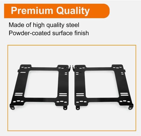 2 X Racing Seats Base Mounting Brackets Rail Track EG CX/DX/EX/Integra, Replacement for Civic OEM in Saudi Arabia