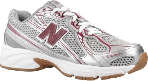 New Balance Men's 740 Burgundy/Slate Grey Sneakers in Saudi Arabia