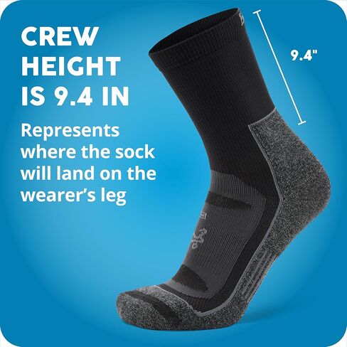 Balega Blister Resist Performance Quarter Athletic Running Socks for Men and Women (3 Pair), X-Large, Grey/Blue in Saudi Arabia