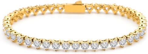 SDA مثلج خارج الماس تنس سلسلة أساور الفولاذ المقاوم للصدأ المياه والدليل لا تتلاشى أبدا 3.0mm / 4.0mm جولة 5A أساور زركونيا مكعب للنساء والرجال in Kuwait